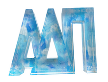 Load image into Gallery viewer, Sorority Watercolor Acrylic Shelf Letters
