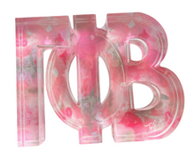 Load image into Gallery viewer, Sorority Watercolor Acrylic Shelf Letters
