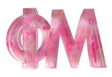 Load image into Gallery viewer, Sorority Watercolor Acrylic Shelf Letters
