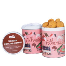 Load image into Gallery viewer, Athens Georgia Tin of Cheddar Cocktail Cookies
