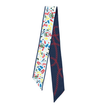 Load image into Gallery viewer, Ole Miss Rebels Twilly Scarf
