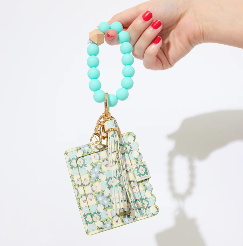 Petunia Keychain Wristlet Wallet