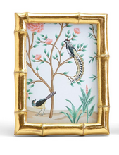 Load image into Gallery viewer, Gold Faux Bamboo Photo Frame
