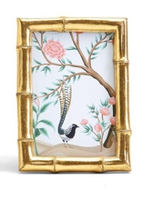 Load image into Gallery viewer, Gold Faux Bamboo Photo Frame
