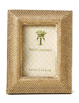 Golden Dots Photo Frame