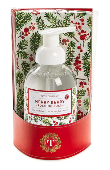 Merry Berry Soap with Guest Towels