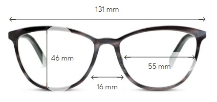 Peepers Bengal Charcoal Horn Readers