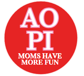 Sorority Moms Have More Fun Button