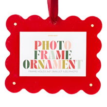 Load image into Gallery viewer, Picture Frame Mini Ornament: Red
