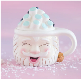 Glitterville Papa Noel Naughty & Nice Mug