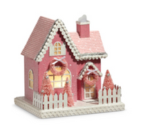 Load image into Gallery viewer, Pink Lighted Village
