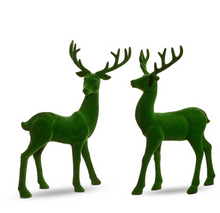 Load image into Gallery viewer, Green Flocked Deer
