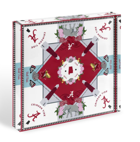 Alabama Crimson Tide Acrylic Block Scarf Art