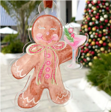 Acrylic Gingerbread Ornament