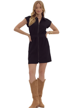 Load image into Gallery viewer, Black Knit Mini Dress
