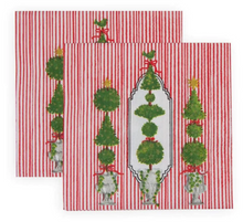 Load image into Gallery viewer, Caspari Eloise Red Cocktail Napkins

