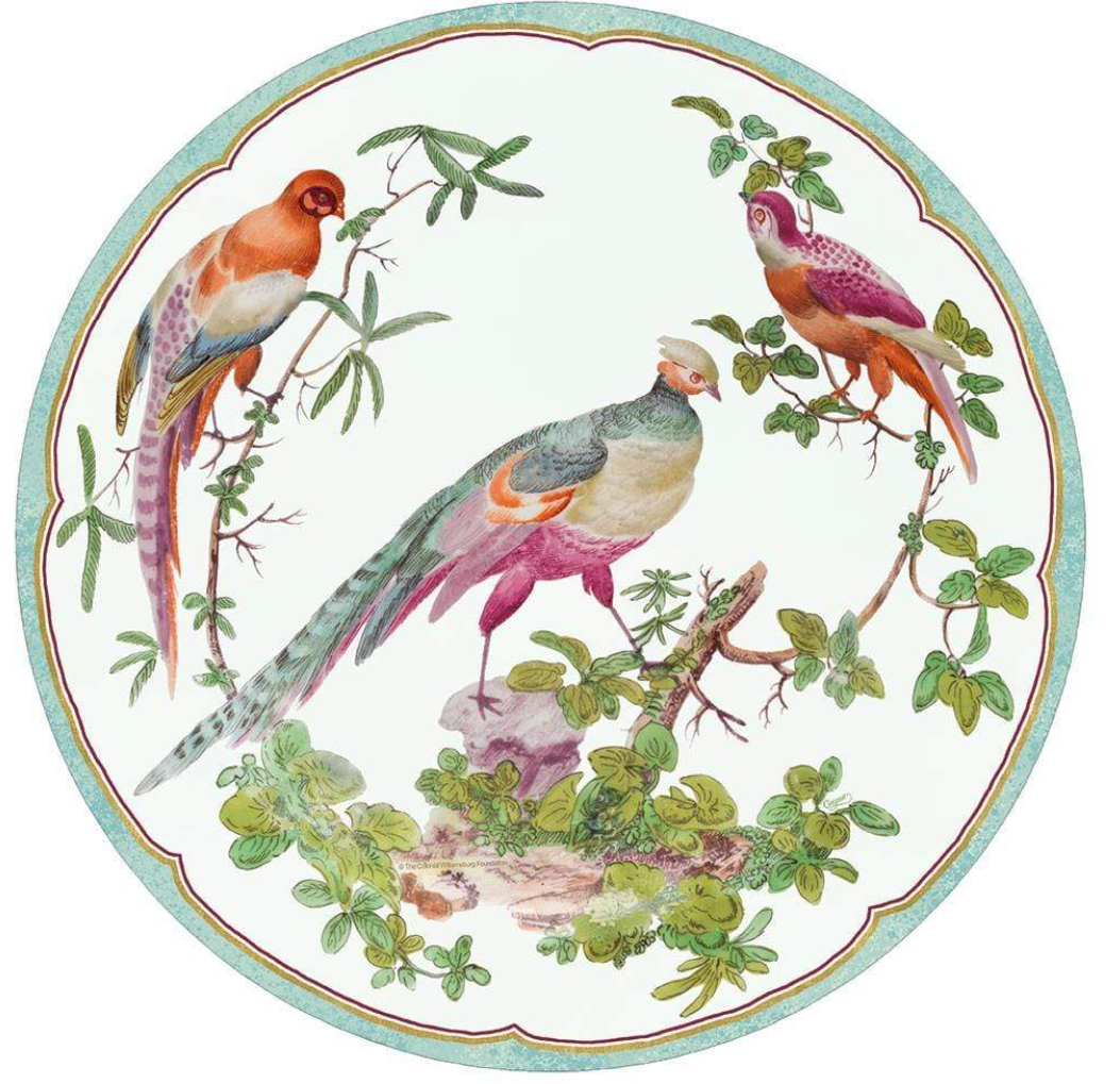 Caspari Chelsea Birds Die-Cut Placemat