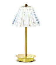 Load image into Gallery viewer, Cordless LED Table Lamp with Acrylic Shade
