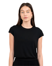 Load image into Gallery viewer, Black Crew Neck Top
