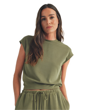 Load image into Gallery viewer, Green Sage Cap Sleeve Top
