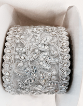 Load image into Gallery viewer, Viana Silver Jeweled Ribbon
