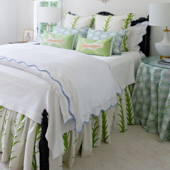 Pippen House Taped Signature Duvet in Cornflower Blue