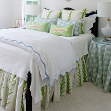 Load image into Gallery viewer, Pippen House Taped Signature Duvet in Cornflower Blue
