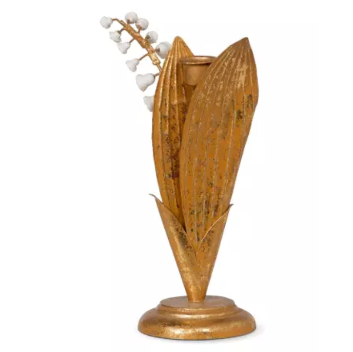 Hand Embossed Potted Lily of the Valley