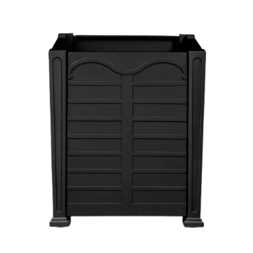 Bay Lake Garden Small Planter Jet Black