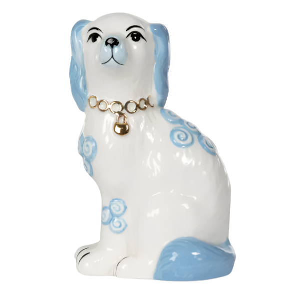 Porcelain Staffordshire Dogs, Set of 2