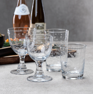 Zodax Spring Leaves Glasses