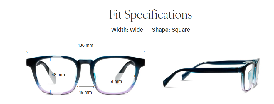 Peepers Latte Blue/Purple Readers