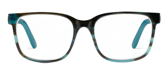Peepers Sycamore Teal Horn Readers