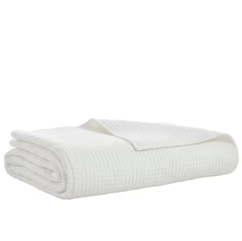 Orchids Lux Maze Coverlet