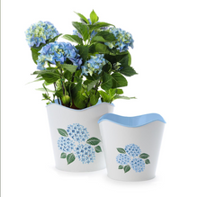 Load image into Gallery viewer, Hydrangea Blue Flower Cachepots

