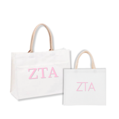 Sorority Jute Tote