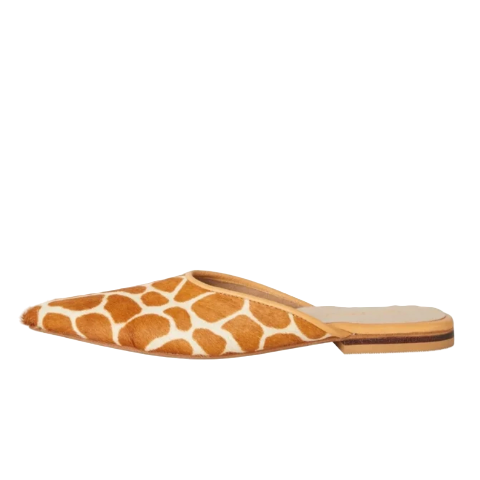 The Mabrey Calf Hair Mule