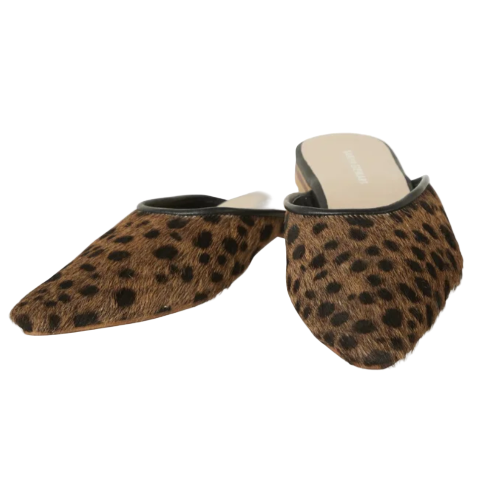 The Mabrey Calf Hair Mule