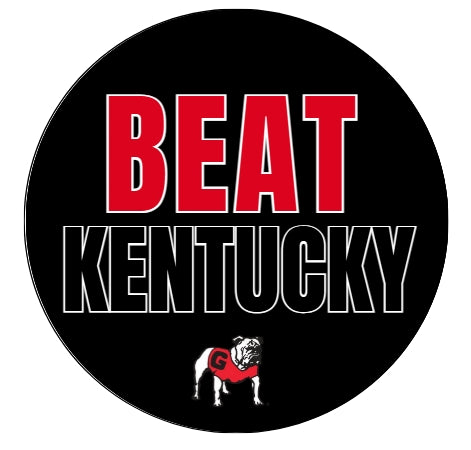 Beat . . . Red and Black Button