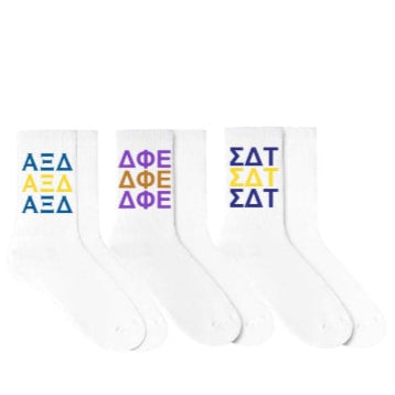 Sorority Crew Socks