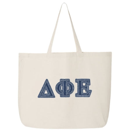 Sorority Canvas Tote Bag