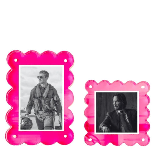 Acrylic Picture Frame Mini: Hot Pink