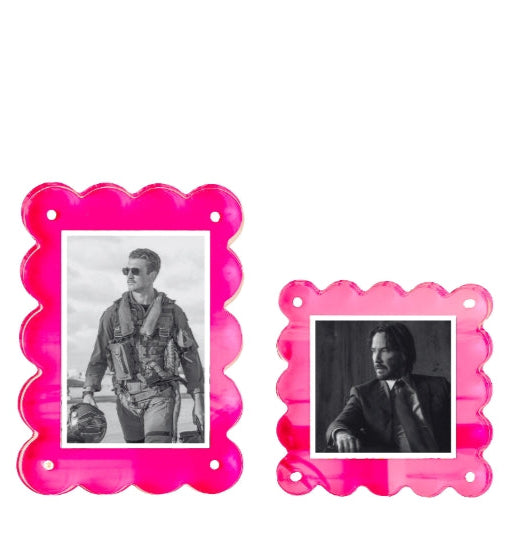 Acrylic Picture Frame: Hot Pink