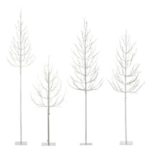 Load image into Gallery viewer, Winter White Adjustable Height LED Lighted Trees
