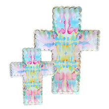 Load image into Gallery viewer, Scallop Cross Acrylic Shelfie
