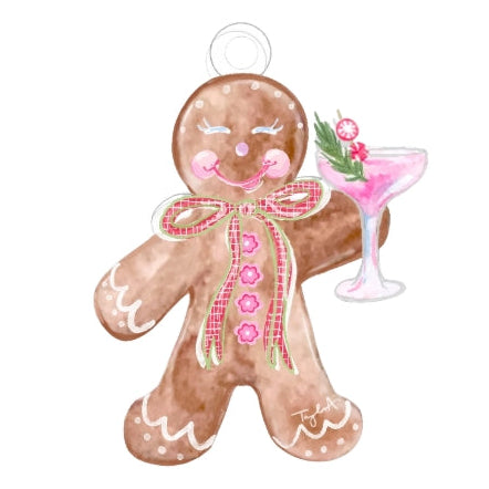 Acrylic Gingerbread Ornament