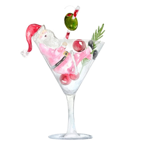 Acrylic Dirty Santa Ornament