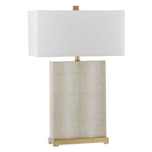 Load image into Gallery viewer, Faux Snakeskin Table Lamp
