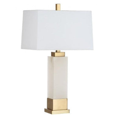 Alabaster and Gold Table Lamp