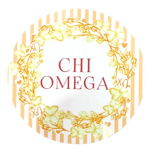 Sorority Round Sticker